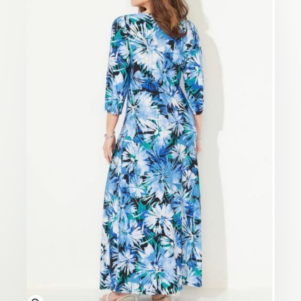 Brand New Catherine’s Garden Walk Twist Knot Maxi Dress - Picture 2 of 13
